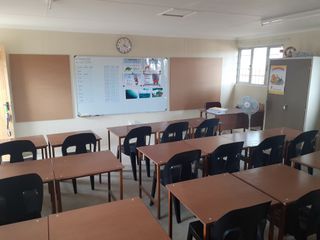 Fertige Klassenzimmer